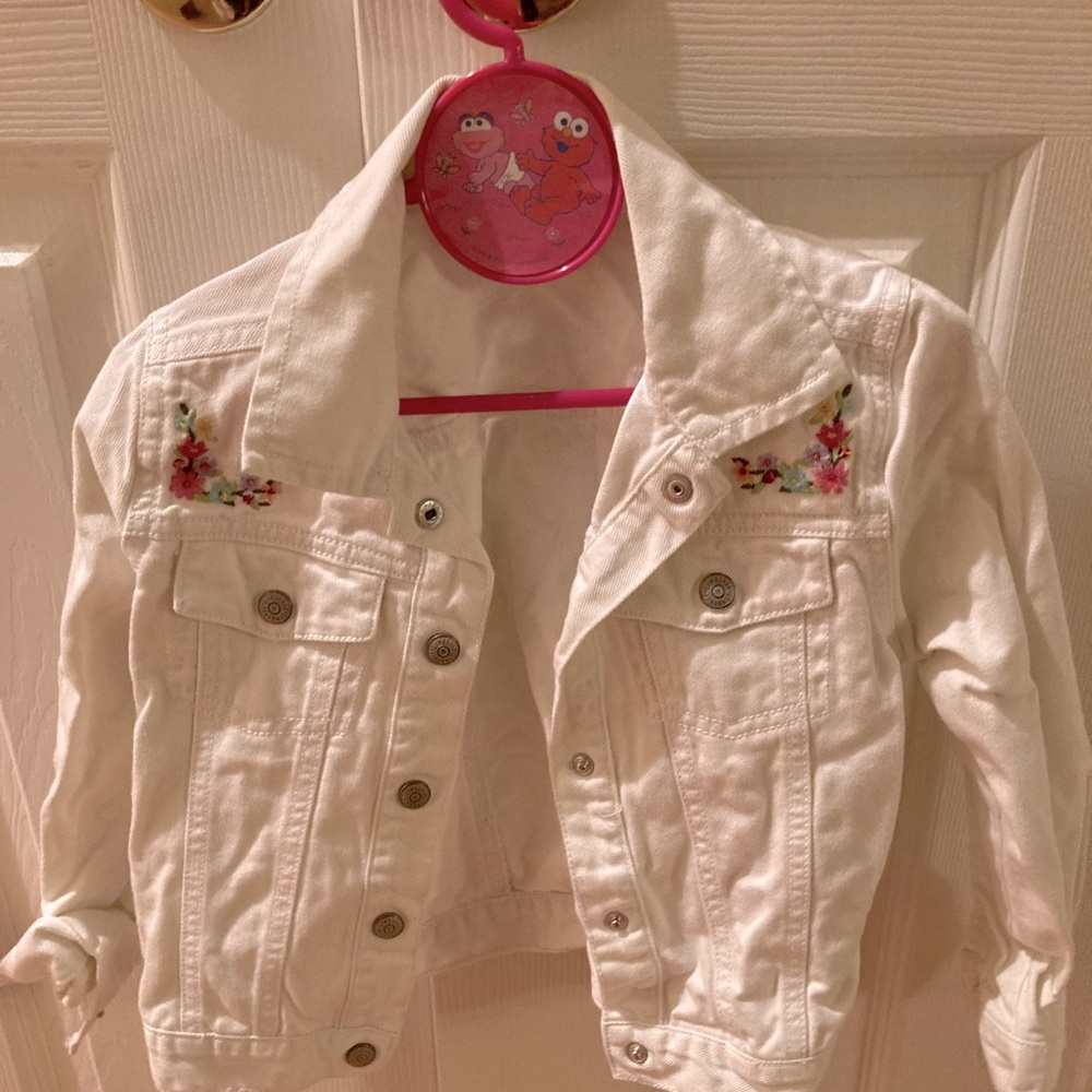 White Jean jacket